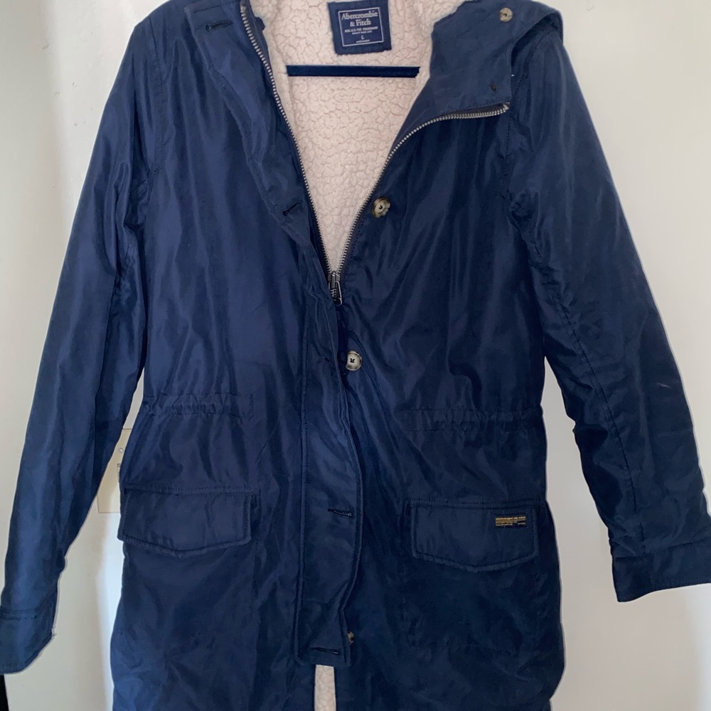 Sherpa-Lined Military Parka